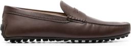 Tod's Mocassin Schoenen in Blauw Suède