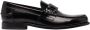 TOD'S Zwarte Leren Chain-Link Loafers Black Heren - Thumbnail 1