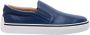 TOD'S Nappa Elastische Moccasin Schoenen Blauw Heren - Thumbnail 1