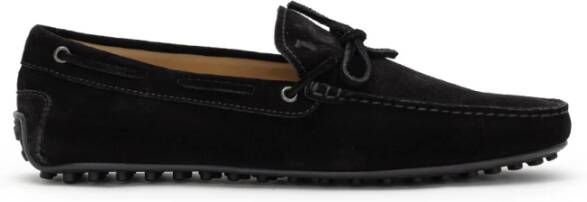 TOD'S Nieuwe laccetto gommini mocassino Black Heren