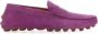 TOD'S Paarse suède Gommino loafers Purple Dames - Thumbnail 1