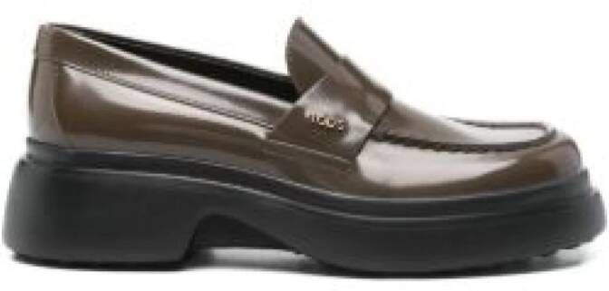 Tod's Platform leren loafers