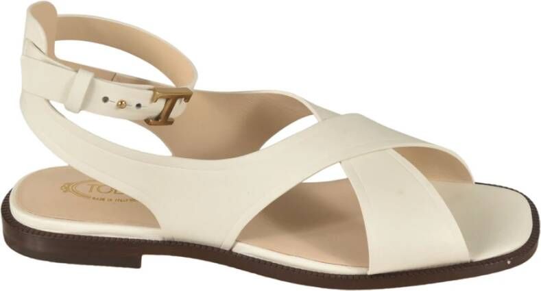 TOD'S Platte Instappers Beige Dames