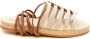 TOD'S Platte Sandalen Beige Dames - Thumbnail 1