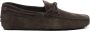 TOD'S Platte schoenen met New Laccetto Occh Brown Heren - Thumbnail 1