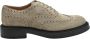 TOD'S Platte Schoenen met Suède Details Beige Heren - Thumbnail 5
