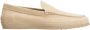 TOD&apos;S Instappers Heren Pantofola Gomma Rafia Tv Maat: 7 Materiaal: Suède Kleur: Beige - Thumbnail 1