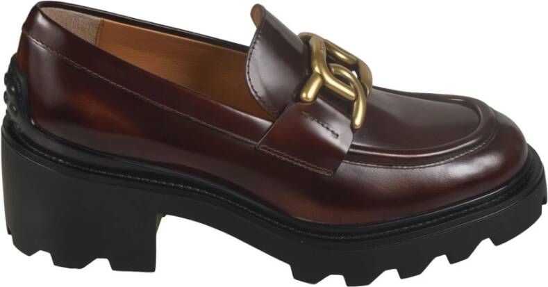 TOD'S Platte schoenen voor vrouwen Brown Dames