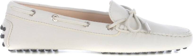 TOD'S Platte Schoenen Wit White Dames