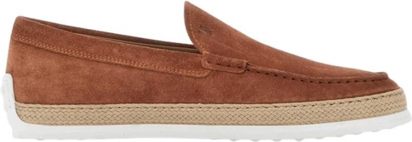 Tod's Platte Slip-On Cord Plateau Schoenen
