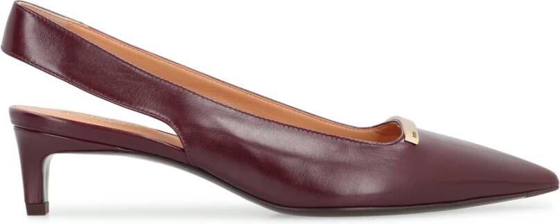 Tod's Puntige Neus Leren Kitten Hak Pumps