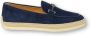 TOD'S Rafia 92K Mocassins Blue Dames - Thumbnail 1