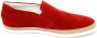 Tod's Rafia Slip-On Loafer Schoen in Robijn - Thumbnail 1