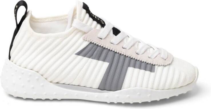 Tod's Ribbed Lace-Up Sneakers
