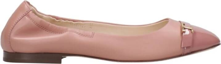 Tod's Rode platte schoenen met lakleer