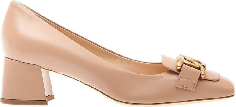 TOD'S Rosa Pumps met 50mm Hak Pink Dames