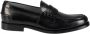 TOD'S Zwarte Leren Instappers Black Heren - Thumbnail 1