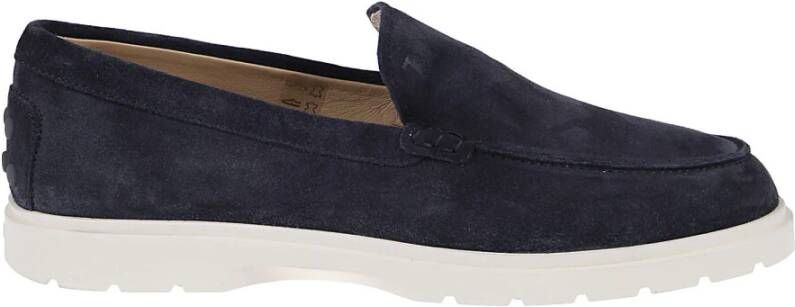 TOD'S Slipper Loafers Blue Heren