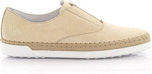 TOD'S Slipper Finished Beige Dames