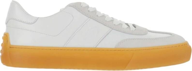 TOD'S Laced Sneakersy Wit Heren