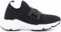 TOD'S Zwarte Gebreide Sneakers met Leren Ketting Black Dames - Thumbnail 5