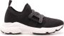TOD'S Mesh en Grosgrain Ketting Sneakers Black Dames - Thumbnail 1