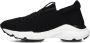 TOD&apos;S Lage Sneakers Dames Sport. Run 54c Calzino Allacciata Maat: 39 Materiaal: Mesh Kleur: Zwart - Thumbnail 1