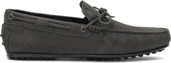 TOD'S Stadsloafer met veterdetail Gray Heren