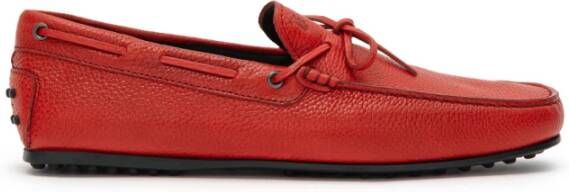 TOD'S Stadsloafer met veterdetail Red Heren