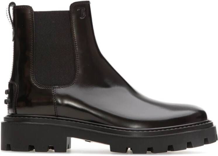 TOD'S Stijlvolle Enkellaarzen Black Heren
