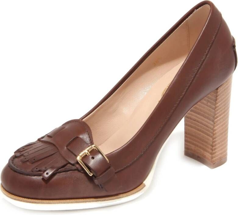 Tod's Stijlvolle Italiaanse schoenen met 9 cm hak
