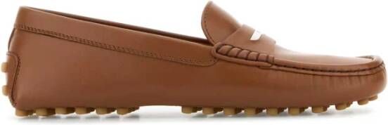 TOD&apos;S Mocassins Dames Gommino 22l Baffo Metallo Maat: 41 Materiaal: Leer Kleur: Cognac