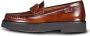 Tod's Glanzende leren loafers met gouden logo - Thumbnail 2