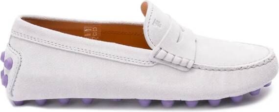 TOD'S Stijlvolle Macro Loafers White Dames