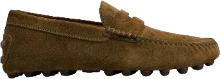 TOD'S Stijlvolle Mocassins voor Heren Green Heren
