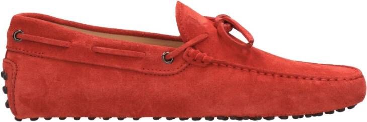 TOD'S Stijlvolle Sailor Schoenen voor Heren Red Heren