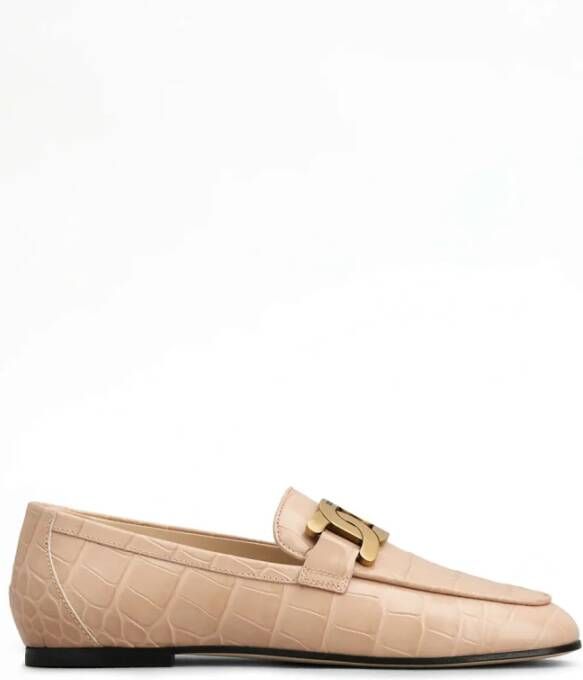 TOD'S Stijlvolle Loafers voor Mannen Pink Dames