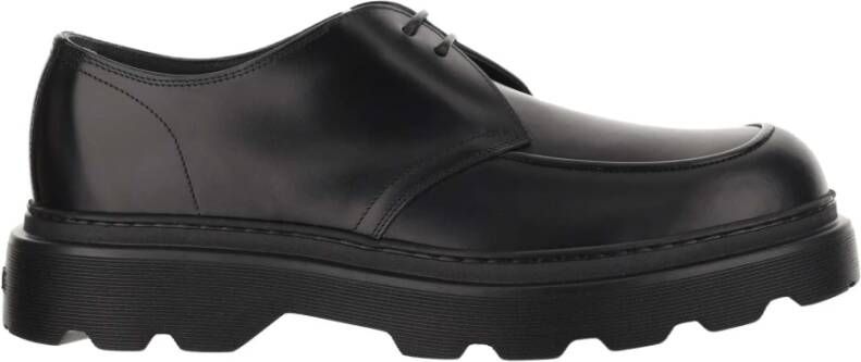 TOD'S Stijlvolle Veterschoenen voor Heren Black Heren