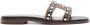 Tod's Studded Leren Sandalen met Uitgesneden Logo - Thumbnail 1