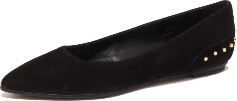Tod's Suède Ballerina Schoen met Studs