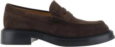 Tod's Suède Blokhak Loafers