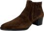 Tod's Suede Boot Shoe Tronchetto Stijl - Thumbnail 1