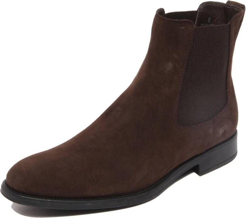 Tod's Suède Elastische Enkellaars Rubberen Zool