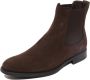 Tod's Suède Elastische Enkellaars Rubberen Zool - Thumbnail 1