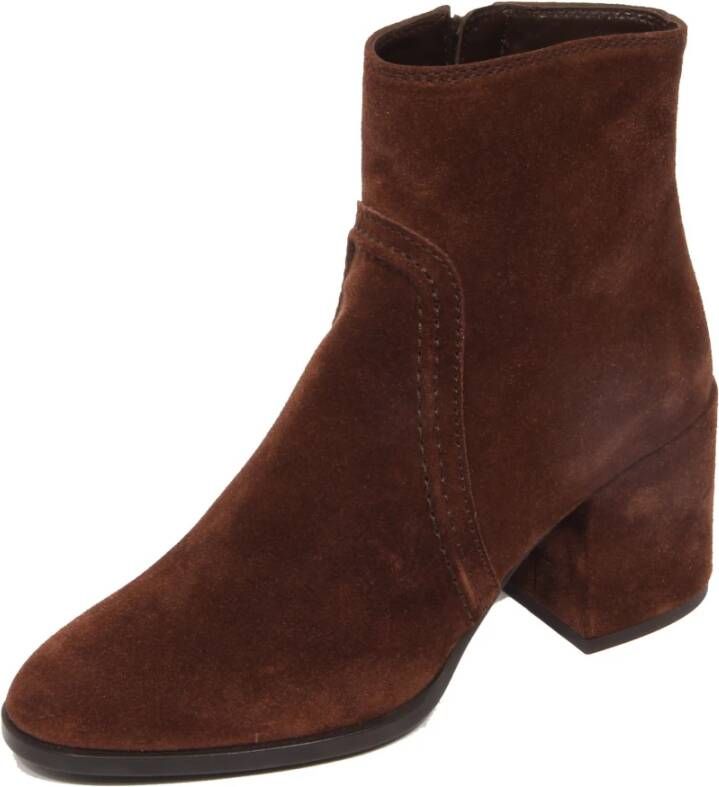 Tod's Suede Enkellaars Tronchetto Stijl