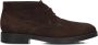 Tod's Bruine Suède Enkellaarzen Vetersluiting - Thumbnail 1