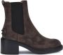 Tod's Suède Enkellaarzen met Rubberdetail - Thumbnail 1