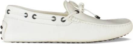 TOD'S Suède Instappers White Heren