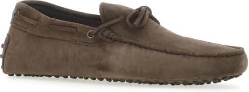 TOD'S Suede Loafer Brown Heren