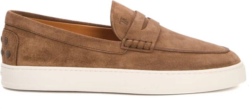 Tod's Suede Loafer Walnoot